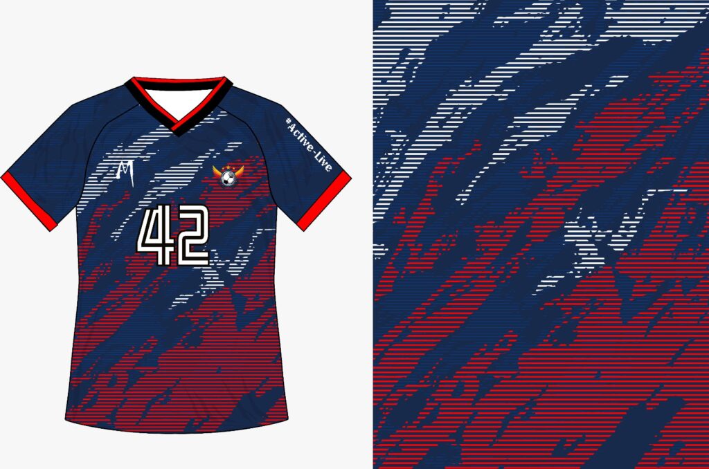 Vektordatei auf Trikot